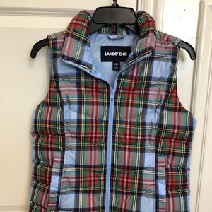 Land’s End Checked Vest